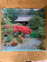 Piękne kolorowe zdjęcie z Kyoto na folii