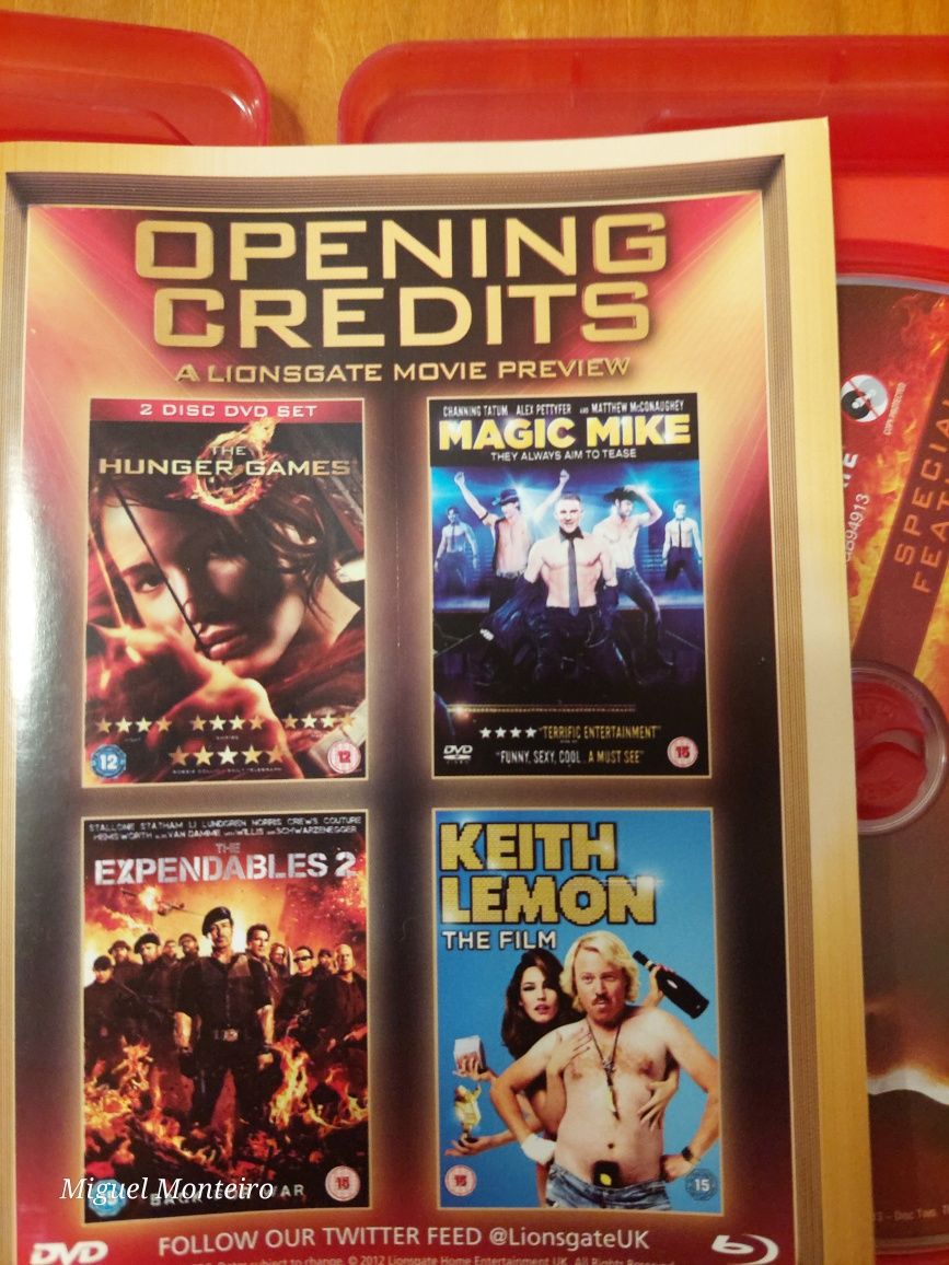 Blu Ray hunger games edição 2 discos