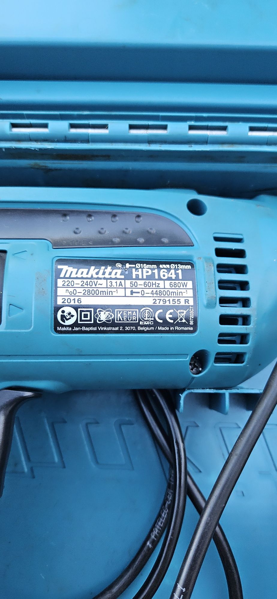 Makita HP1640 Wiertarka mało używana udar z udarem