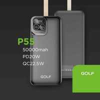Power Bank Golf P55 50000mah (PD20W+QC22.5W) Black