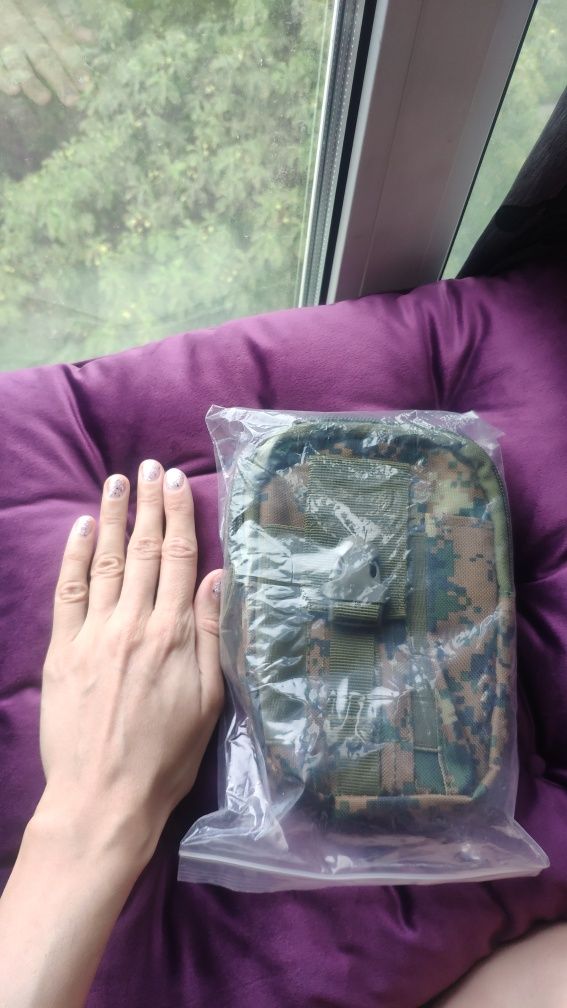 Мужская военная тактическая нейлоновая сумка на пояс подсумок
