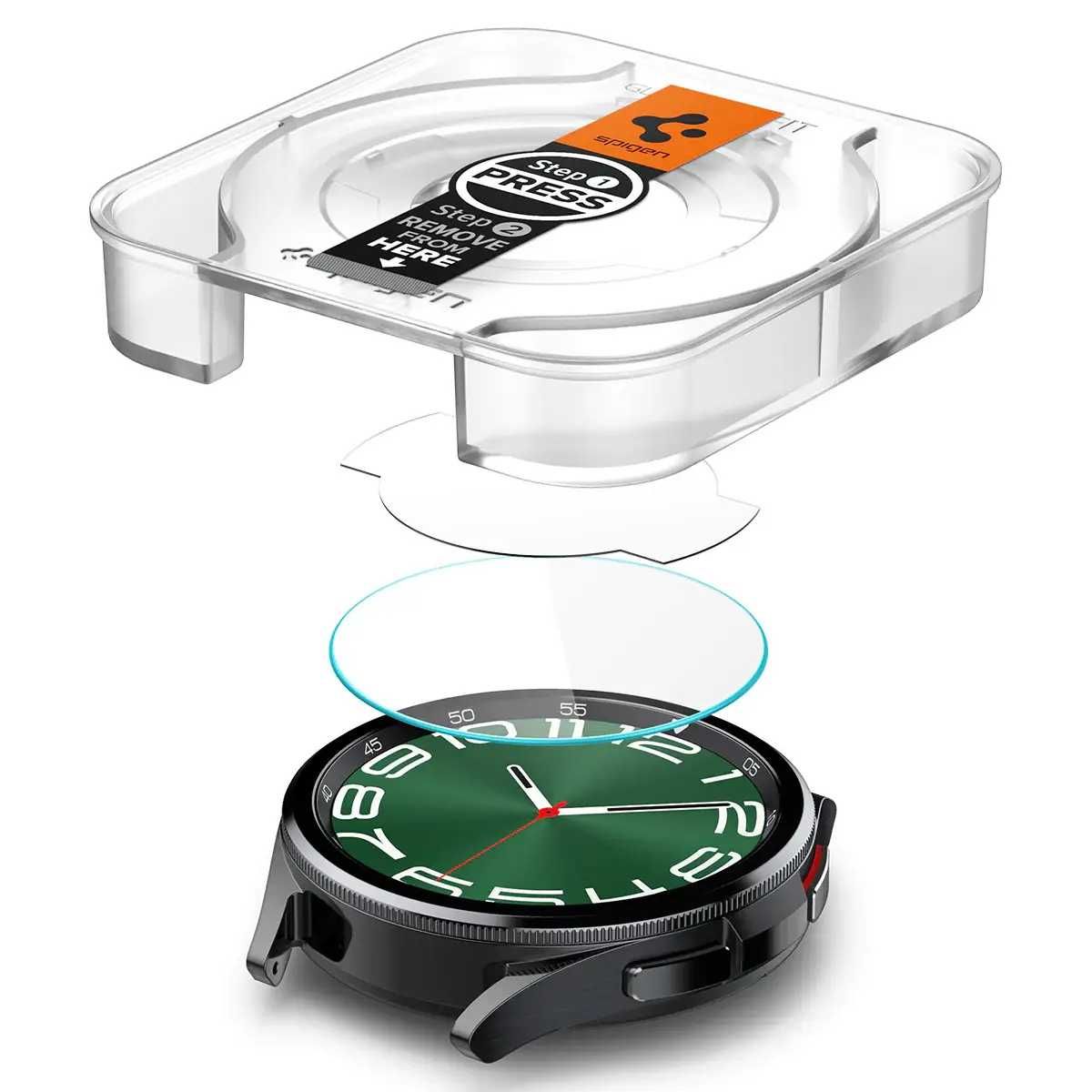 Защитное стекло Spigen Glas.TR ''EZ Fit'' 2-pack для  Galaxy Watch 6