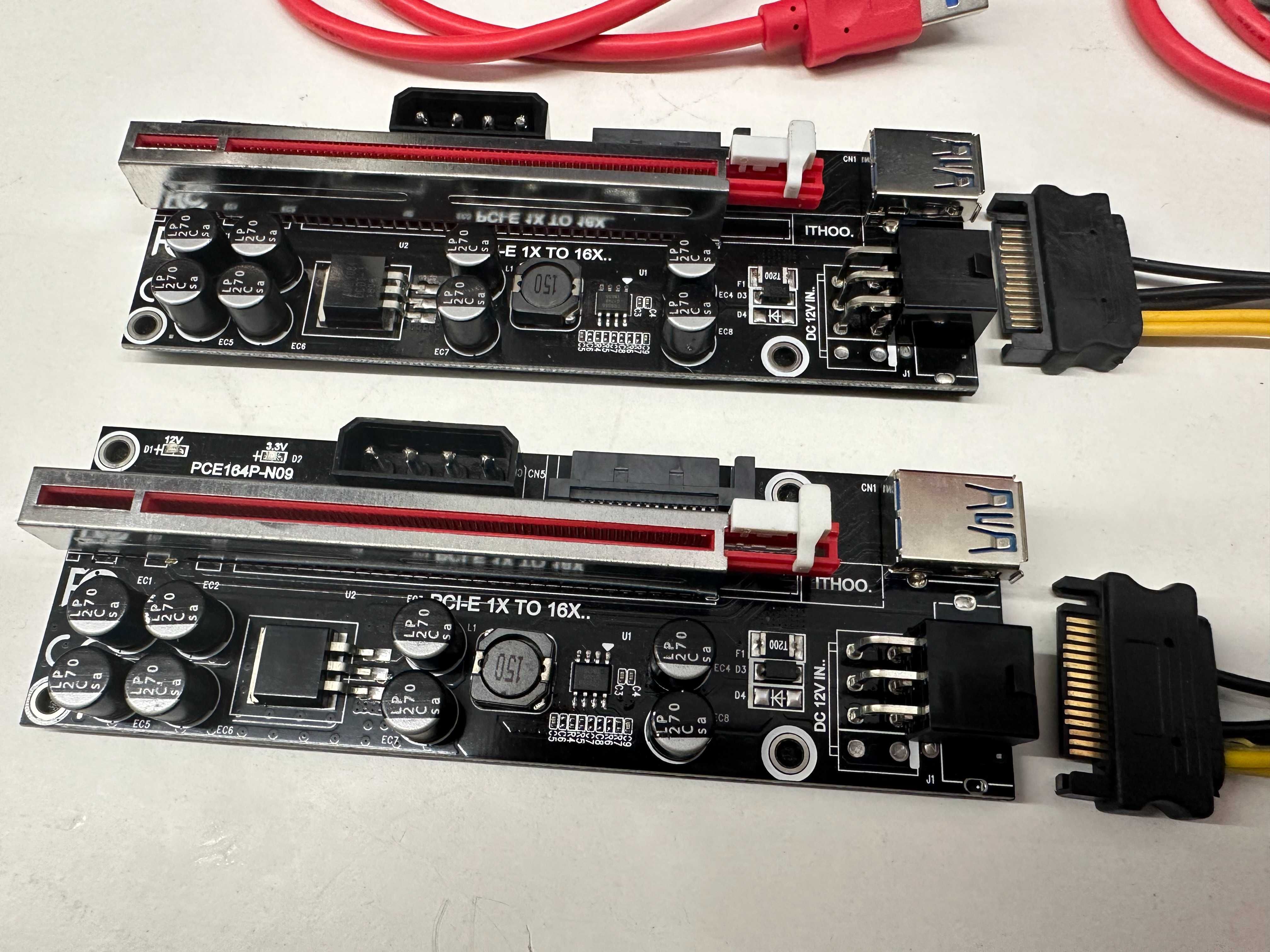 Riser PCI-E 1x16x USB3.0 SATA 6-PIN X 1szt