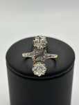 Pierścionek 2 x ~0,80ct toi moi z brylantami diamentami 1,79ct