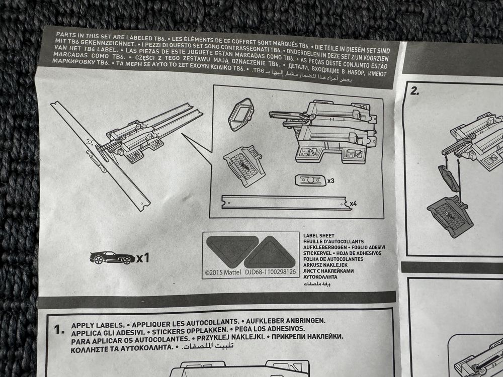 Hot Wheels Track Builder 2-Lane Launcher