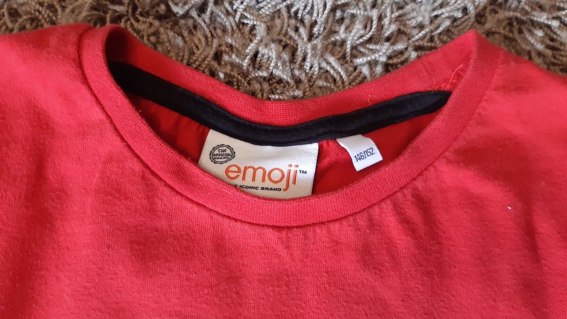 Koszulka bluzka cekiny buźka emotka emoji