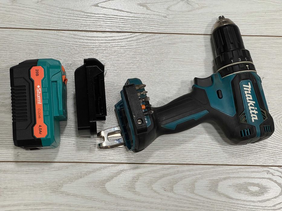 Адаптер перехідник з Makita, ProCraft на акб Sturm! 3д друк