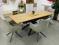 LIQUIDAÇAO TOTAL  MESA Extensível na cor madeira ENVIO GRÁTIS