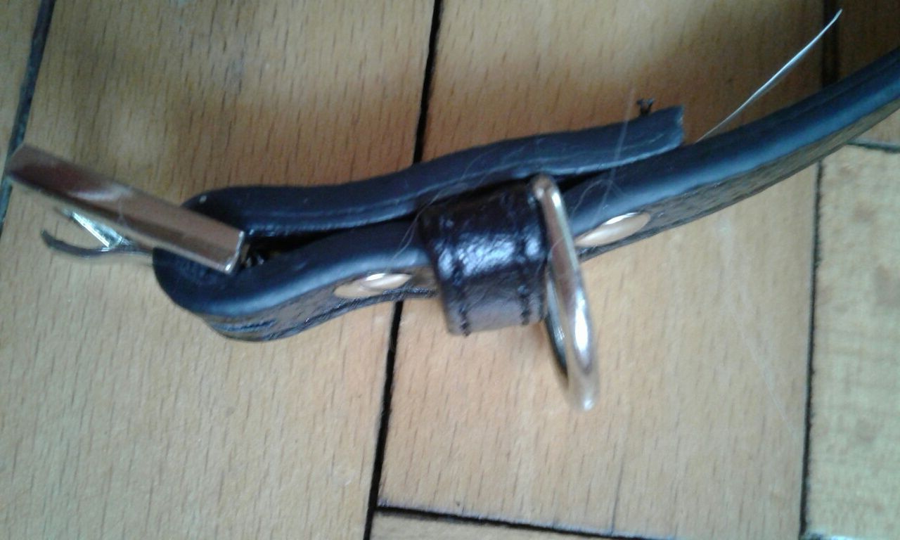 Шкіряний нашийник собачий