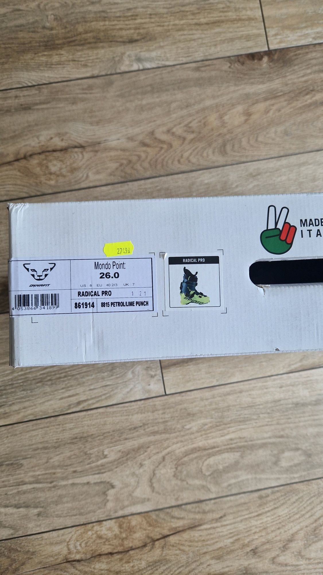 Buty skiturowe męskie Dynafit Radical Pro - petrol/lime punch