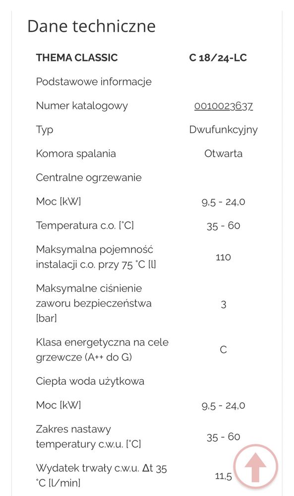 Piec gazowy De DIETRICH