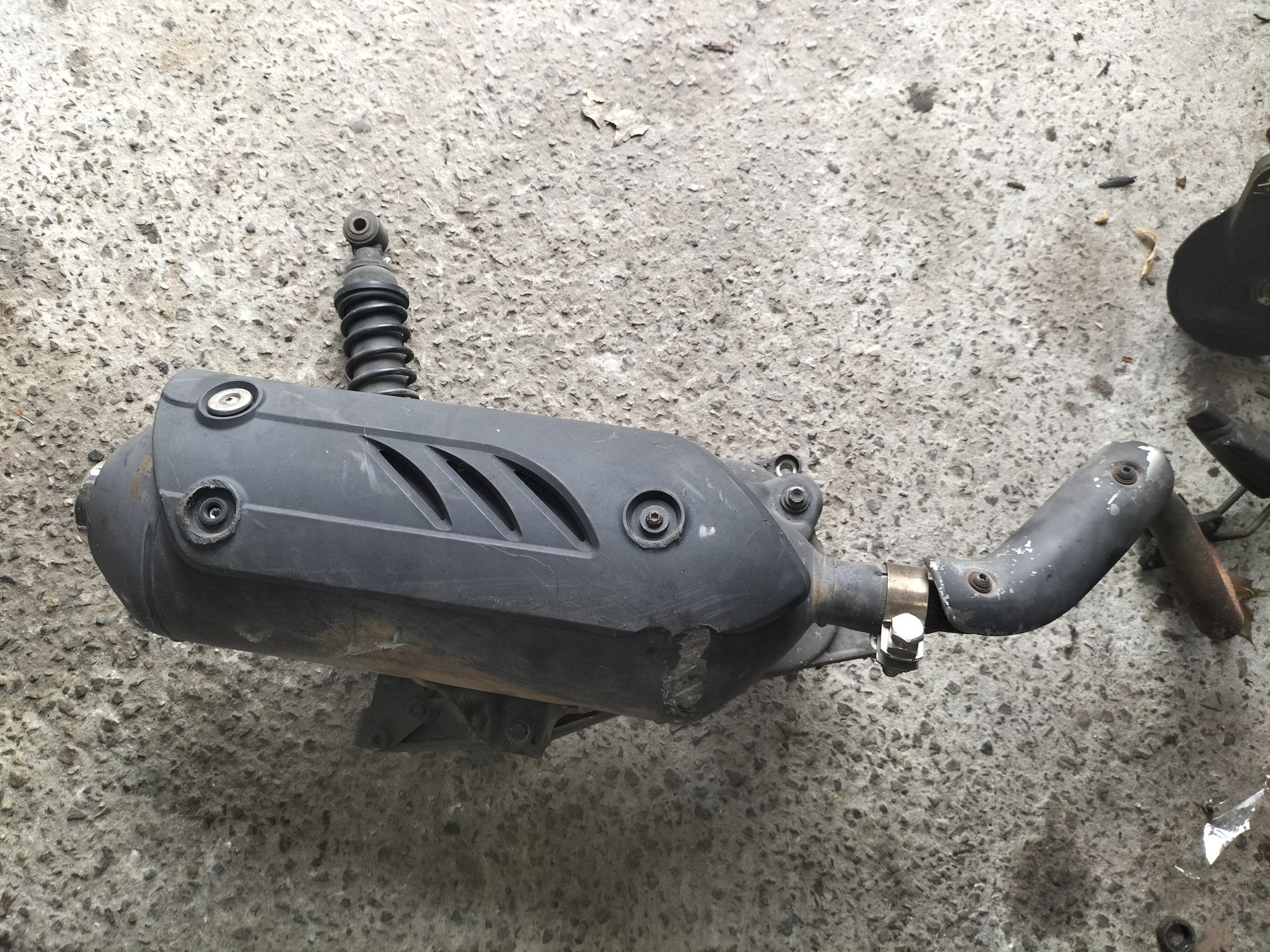 Wydech,tłumik z mocowaniem Piaggio X8,Evo,x9,x7