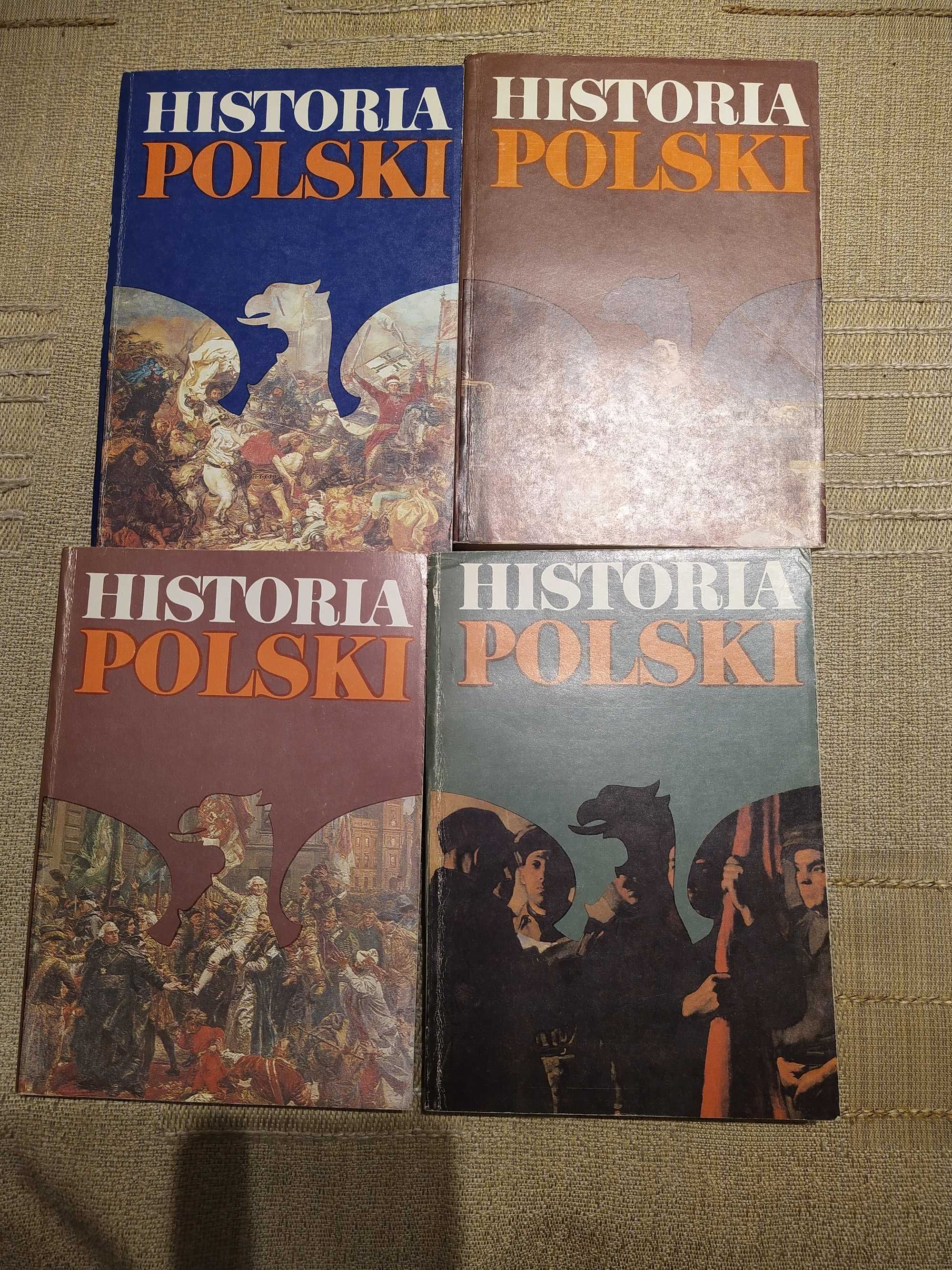 4 książki historyczne - seria "Historia Polski"