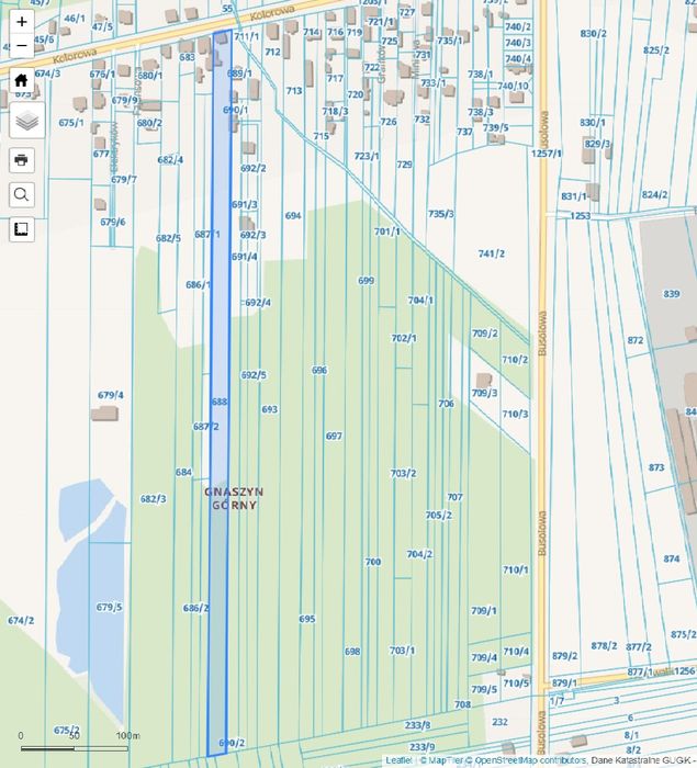 Działka rolno-budowlana Częstochowa Gnaszyn