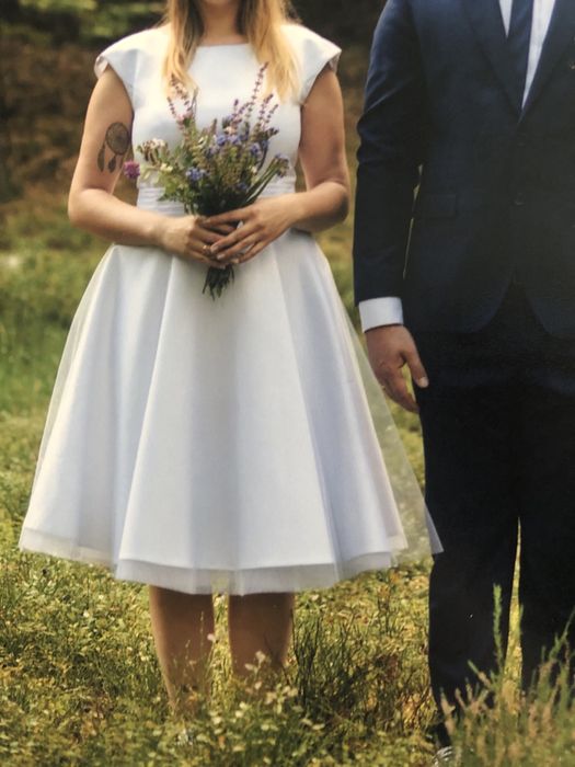 Sukienka ślubna krótka 40/42