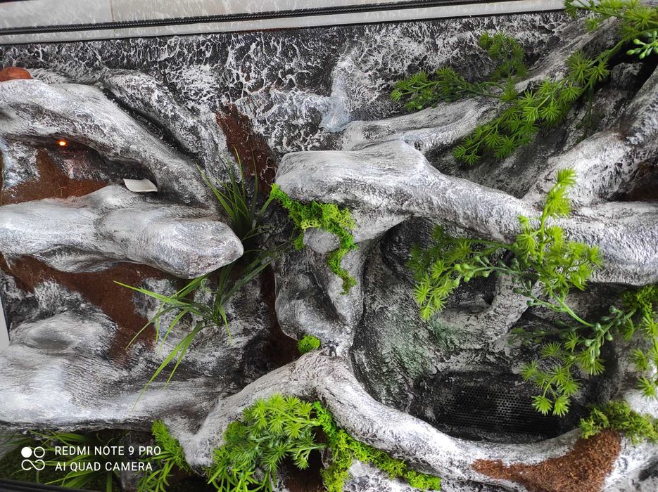 Terrarium dla węża z wodospadem i podświetleniem, TW02SWL, AquaWaves