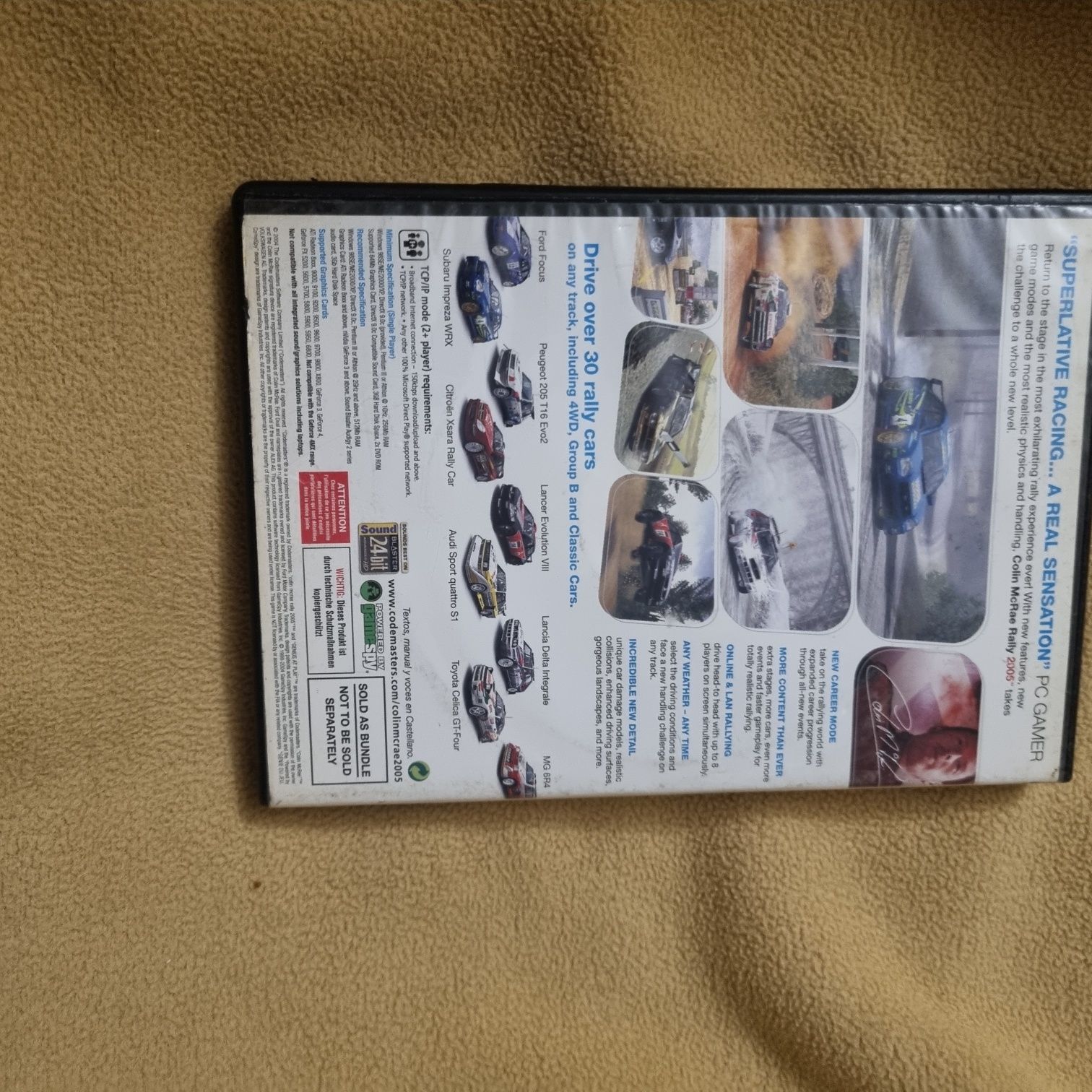 Colin McRae Rally 2005 PC Wydanie premierowe