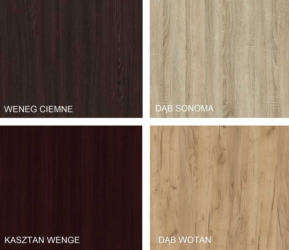 Ławostół L07 Wenge Ciemne 130(+2x40)x80 w60(+15) Ława Rozkładana