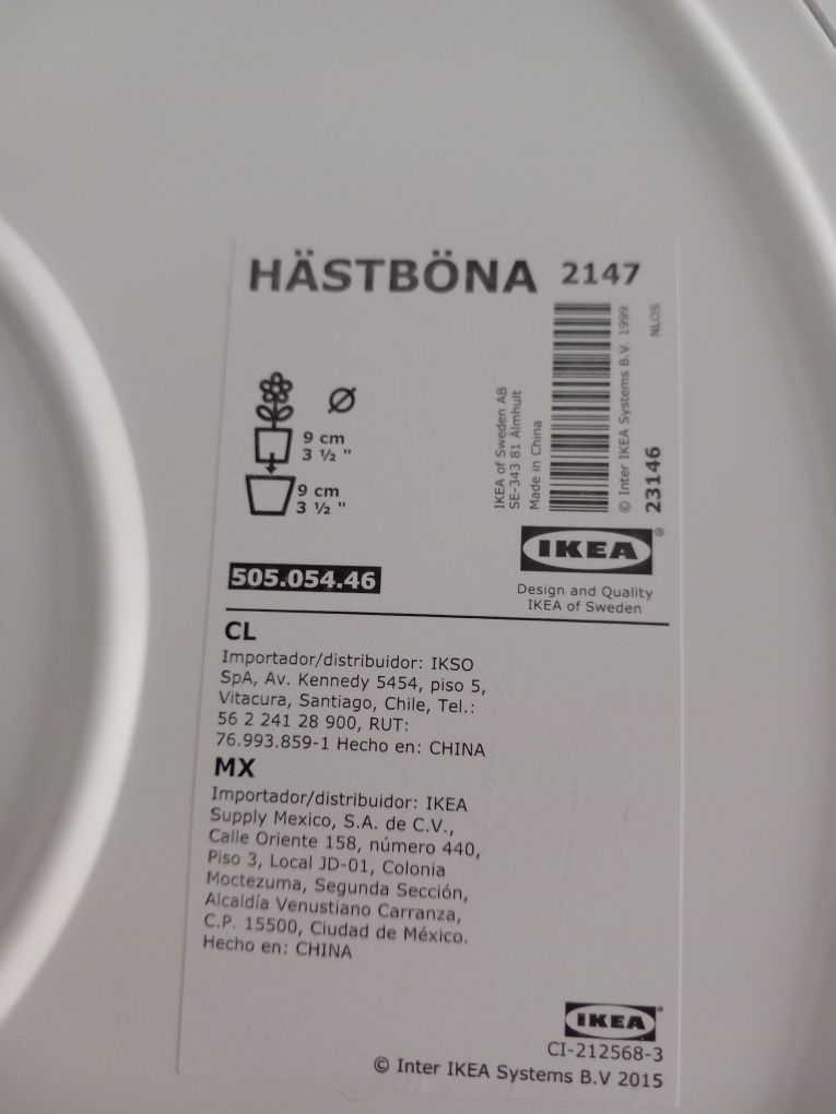 Hastbona Ikea osłonka metalowa do powieszenia.