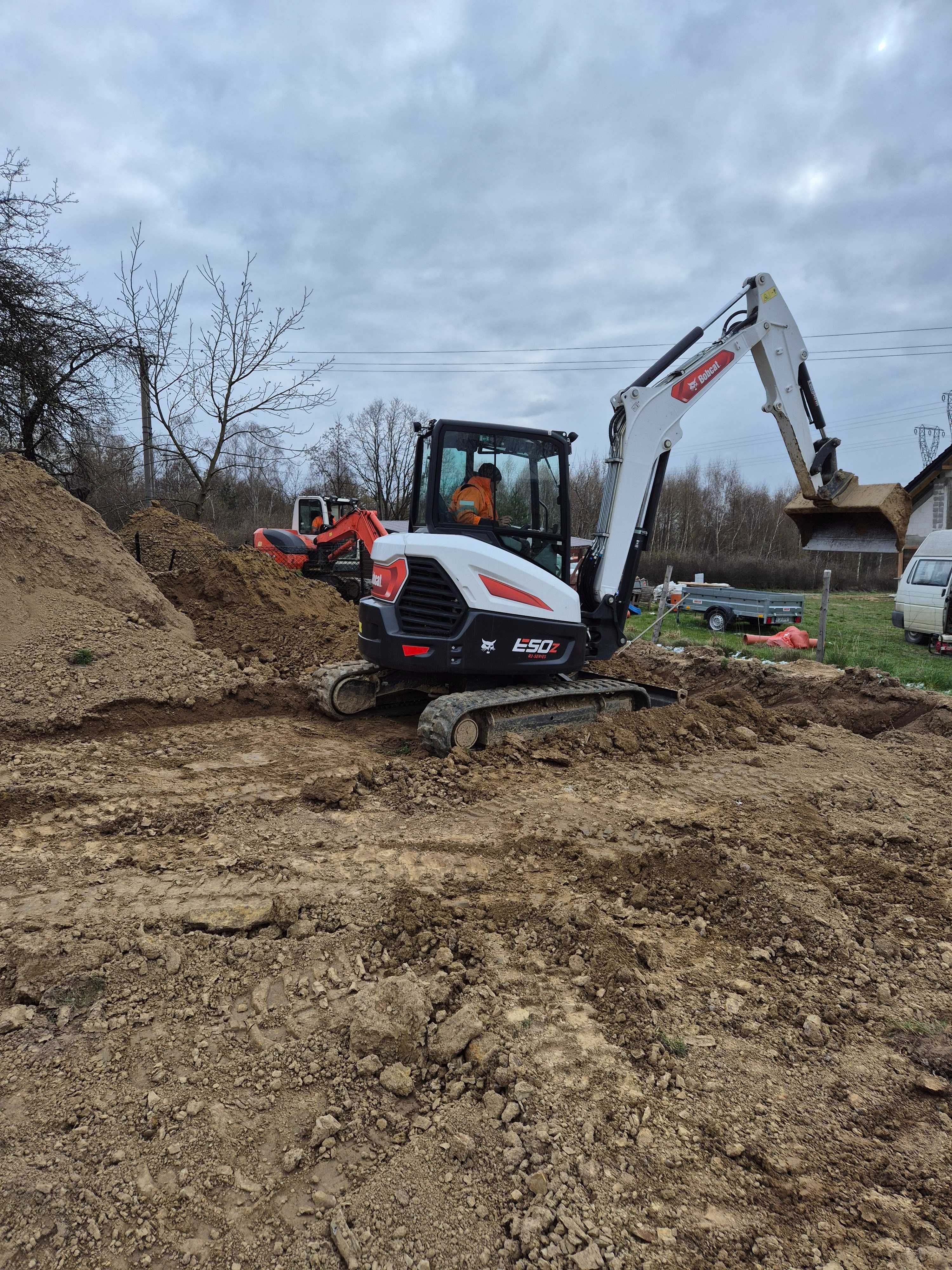 Minikoparka gąsienicowa Bobcat E50z 2022r 1700mtg Jak Nowa Kubota CAT