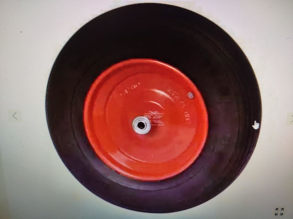 Koło z oponą z pianki poliuretanowej ułożyskowane 380mm