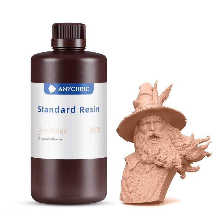 СВІЖА Фотополімерна смола Anycubic Basic/Standard Resin Light Beige