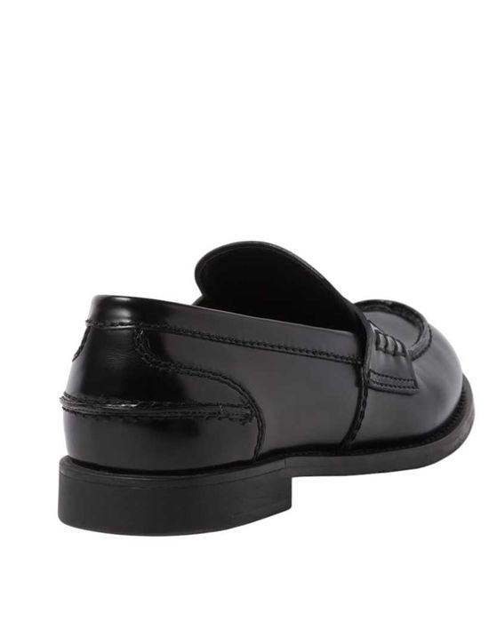 Лофери Miu Miu Brushed Leather Penny Loafers Black