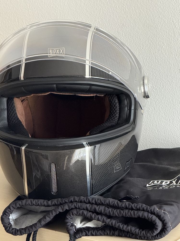 Capacete integral NEX carbono tam “M”