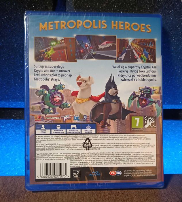 DC League of Superpets: Przygody Krypto i Asa PS4 / PS5 dla dzieci