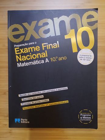 Preparação para o exame final nacional Matemática A 10ºano