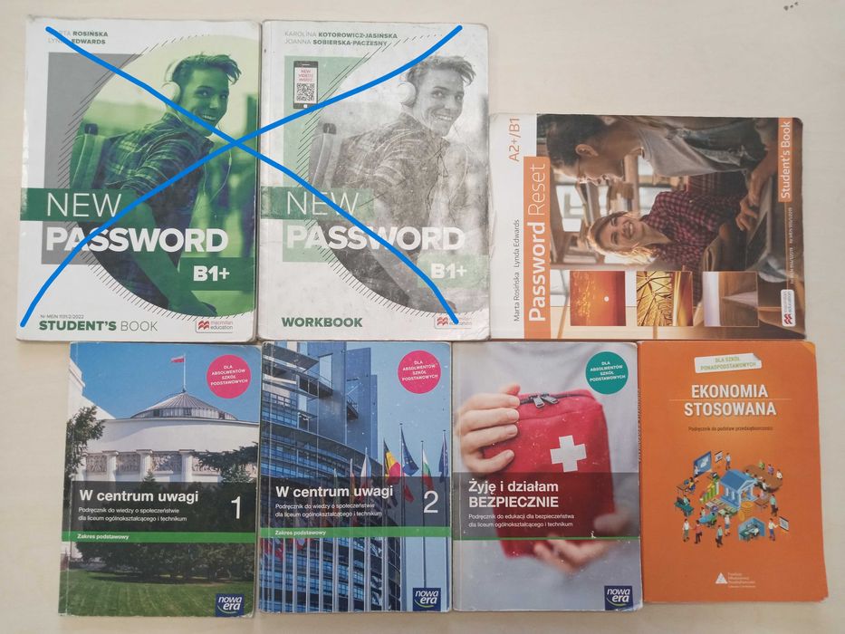 Podręczniki do liceum - różne