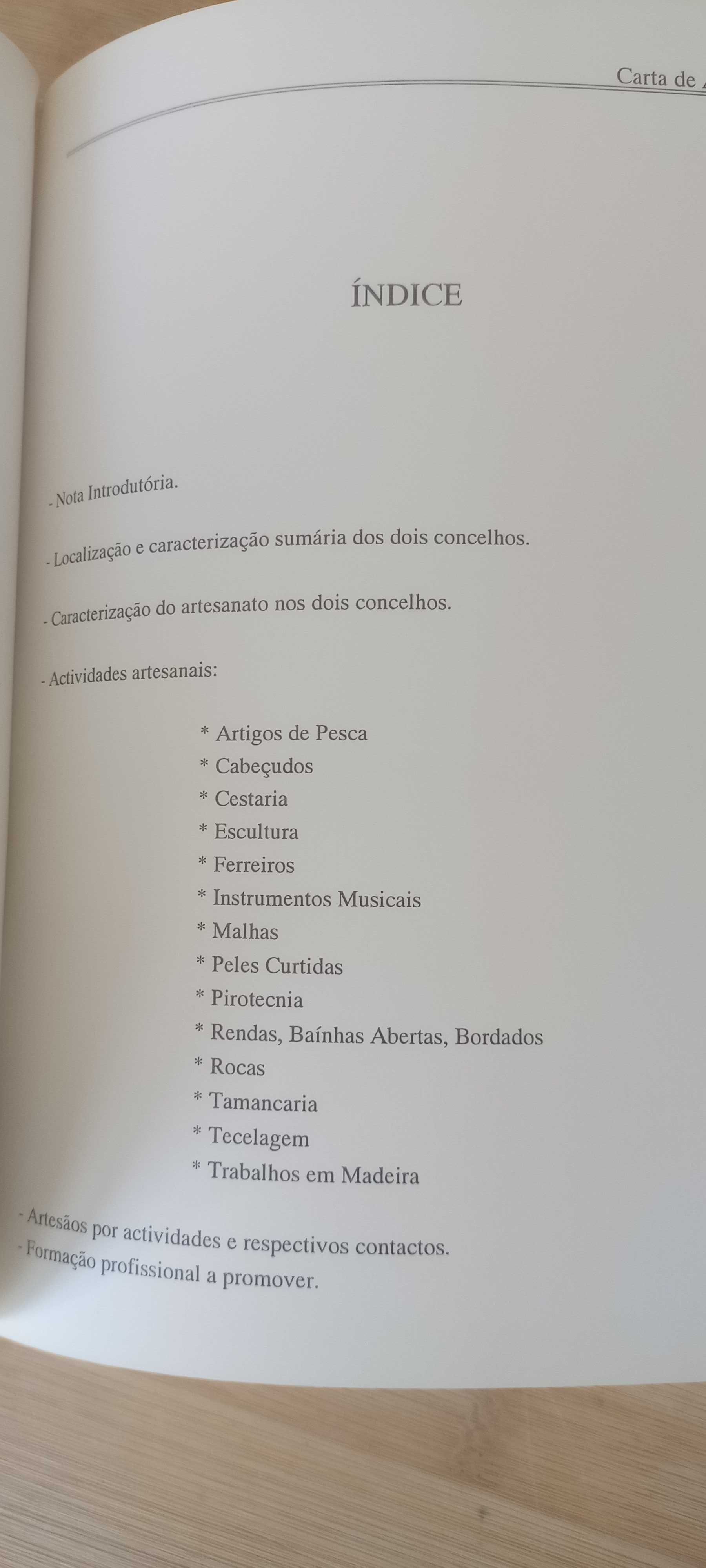 Ponte da Barca e Arcos de Valdevez- Carta de Artesanato