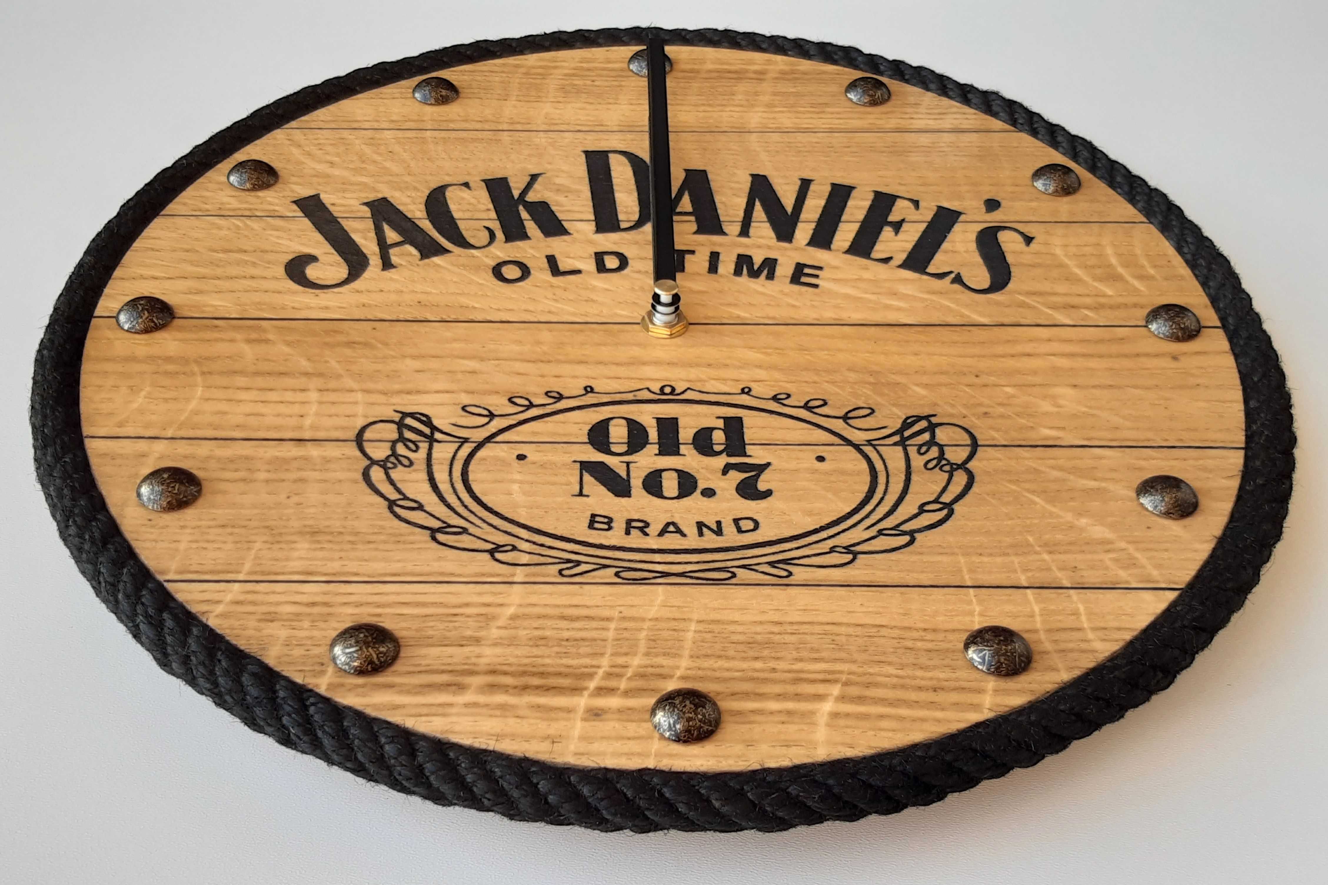 Jack Daniels Prezent dla mężczyzny. DUŻY zegar w stylu Jack Daniels