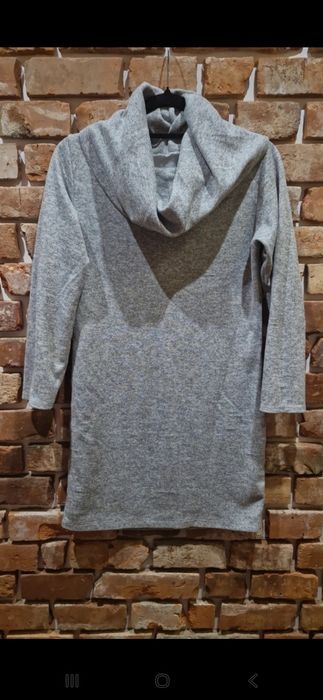 Szara tunika rękaw 3/4 rozmiar uniwersalny