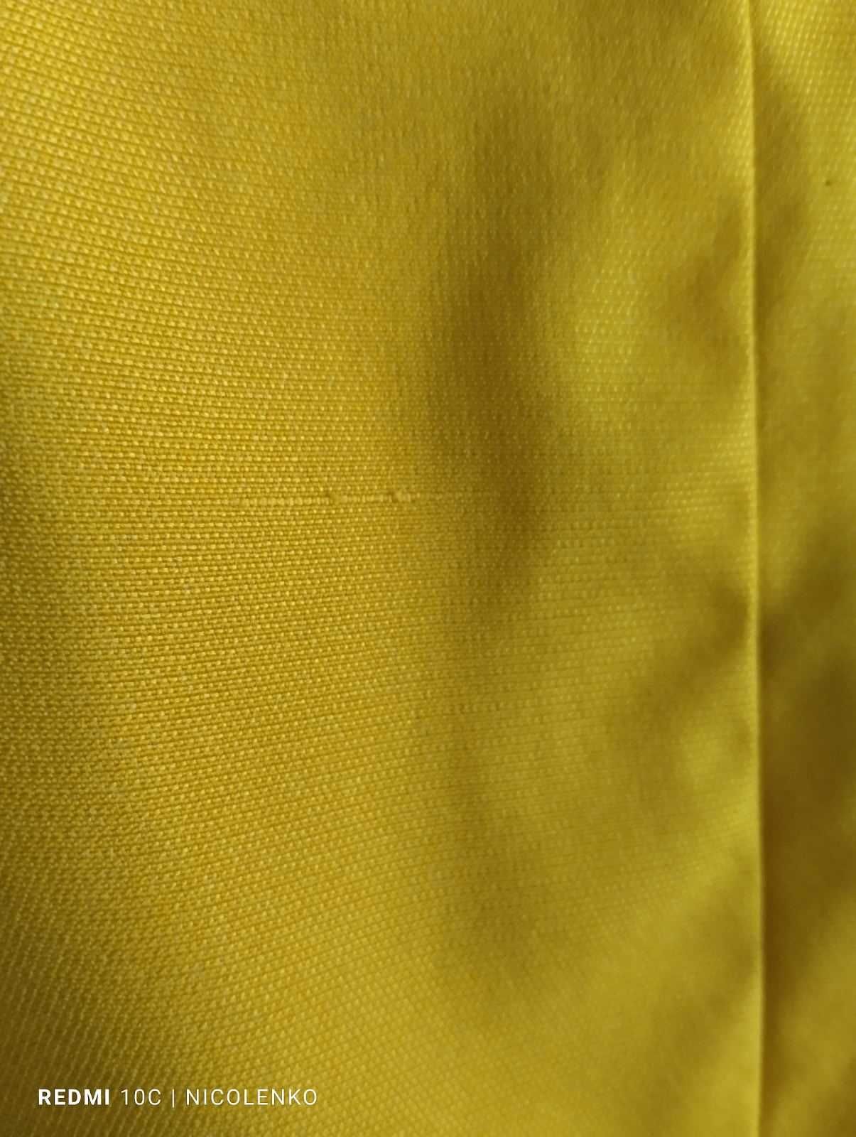 Яскрава вишита блуза жовта, вінтаж гарний стан