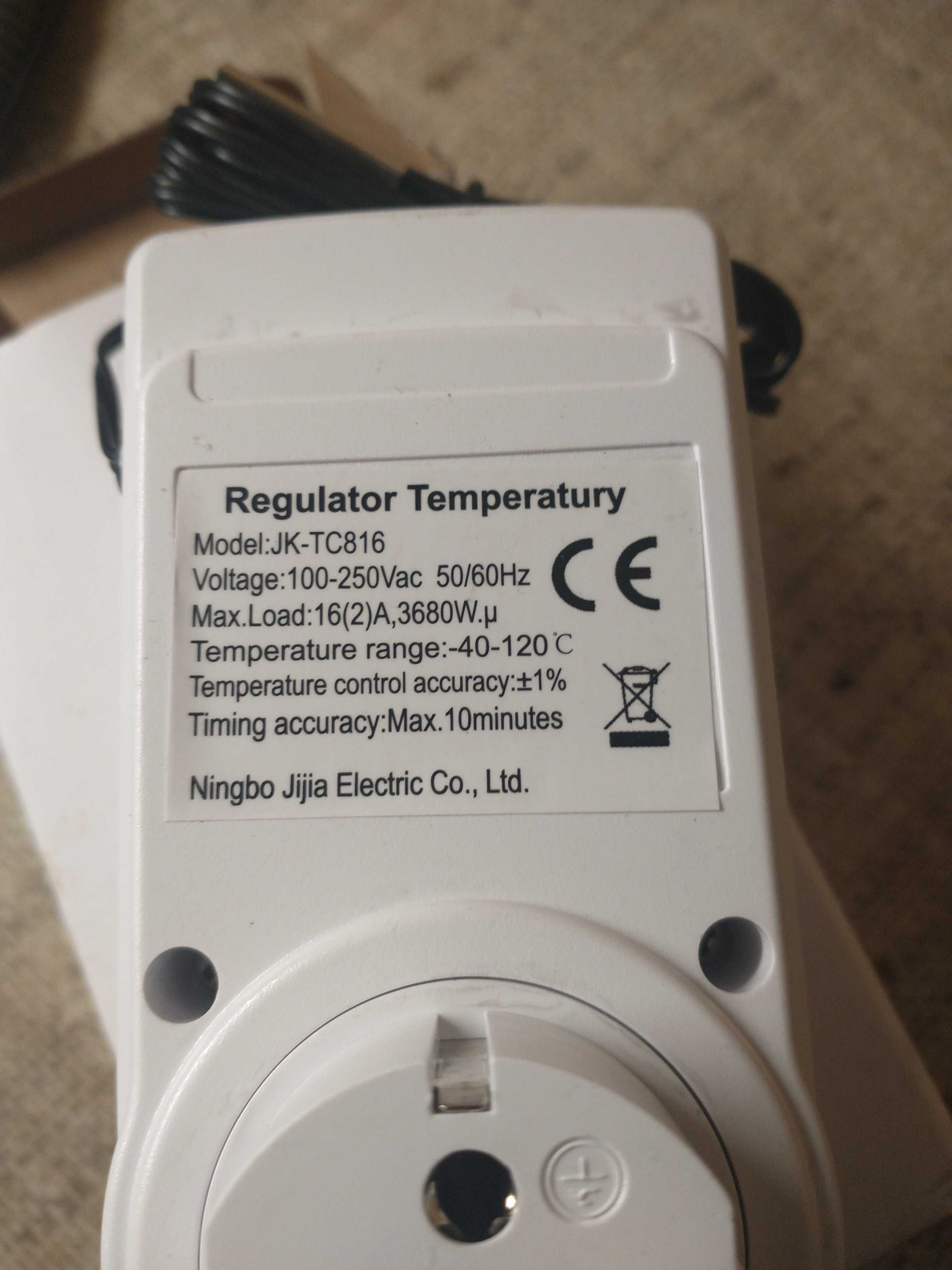 regulator temperatury, timer cyfrowy, termostat sieciowy gniazdo 230 v