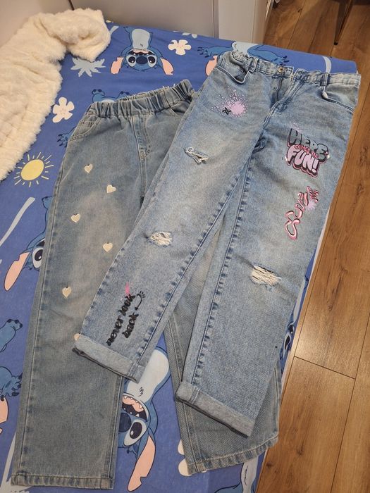 Spodnie jeansy rozm.152