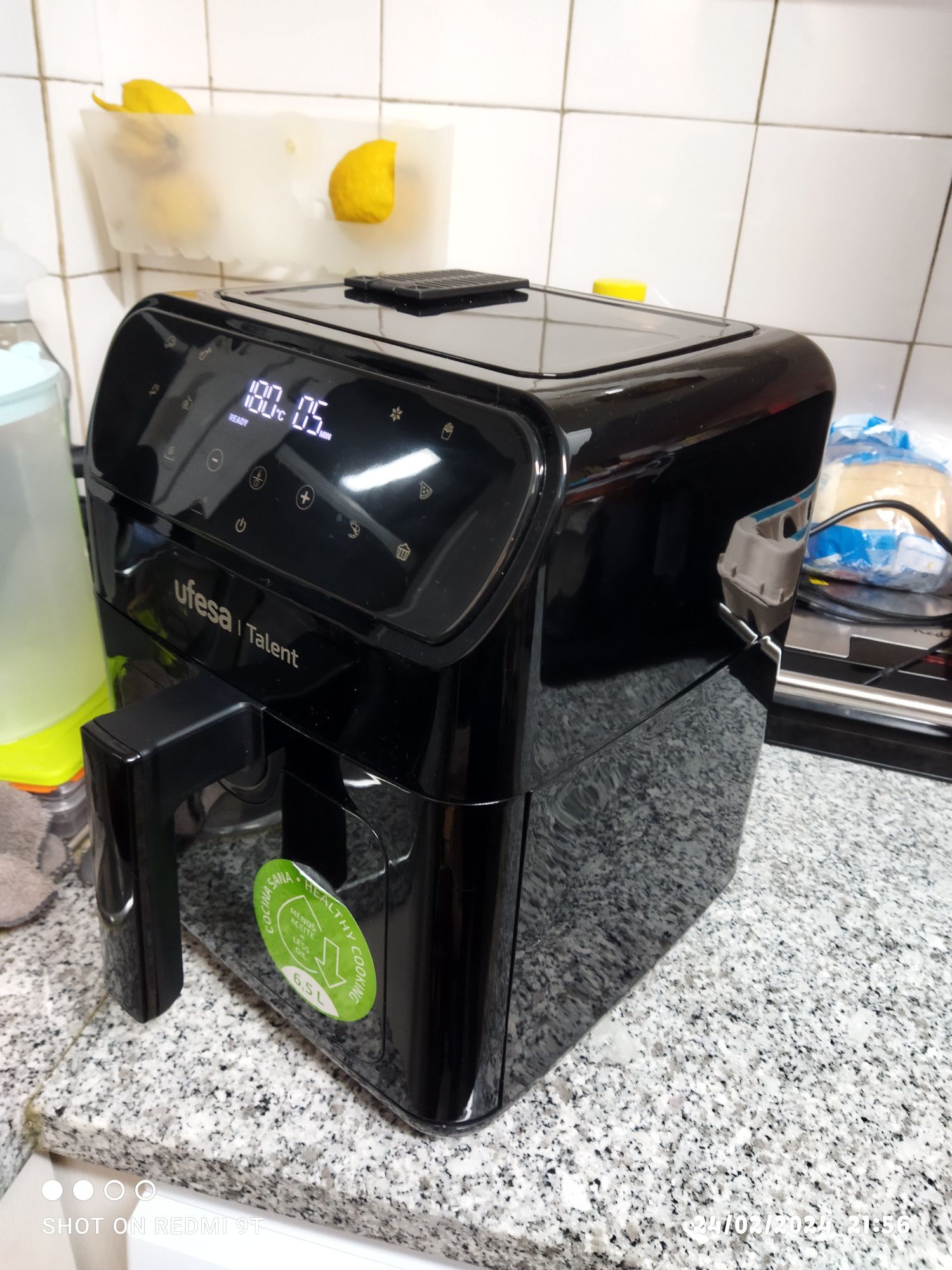 Air fryer ufesa talent 6.5l