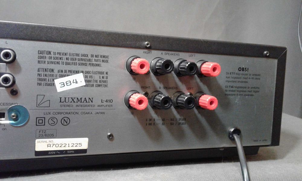 LUXMAN L-410,wzmacniacz stereo