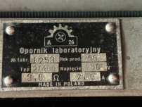 Opornik laboratoryjny dużej mocy
