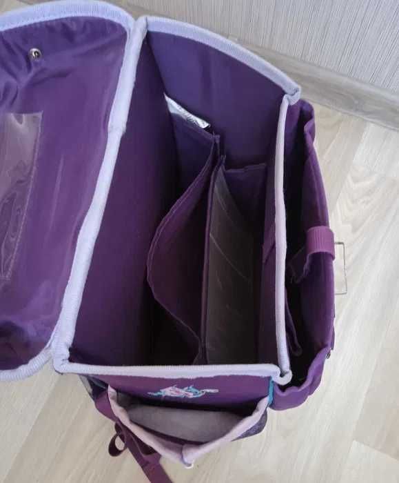 рюкзак BelmiL з ортопедичною спинкою дуже легкий фіолетовий