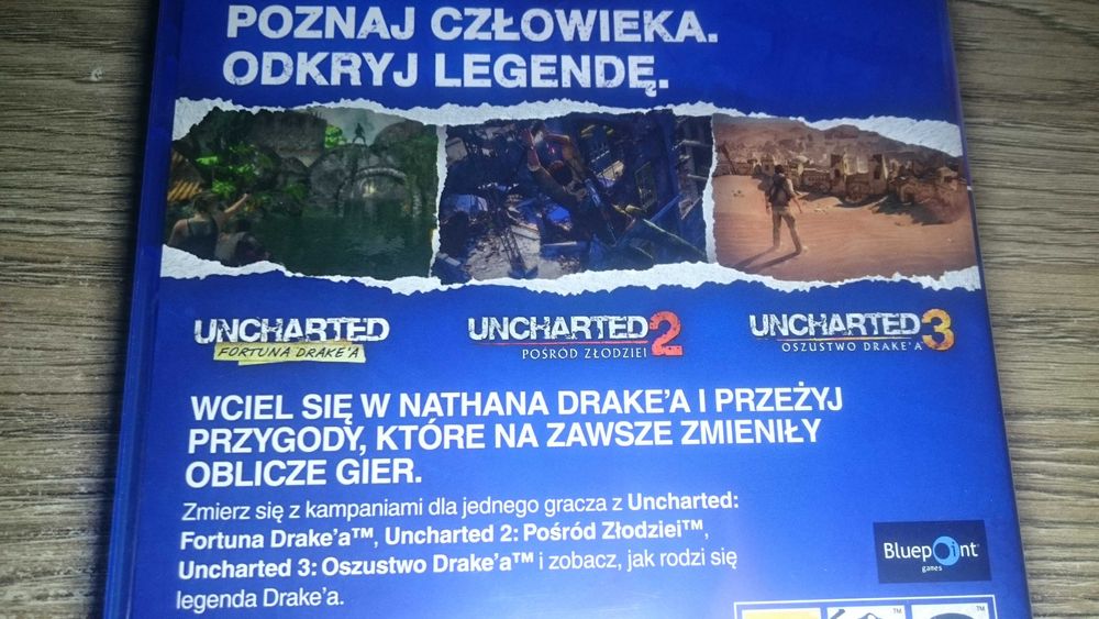 Uncharted kolekcja Nathana Drake'a 3 GRY ps4 playstation 4 assassins