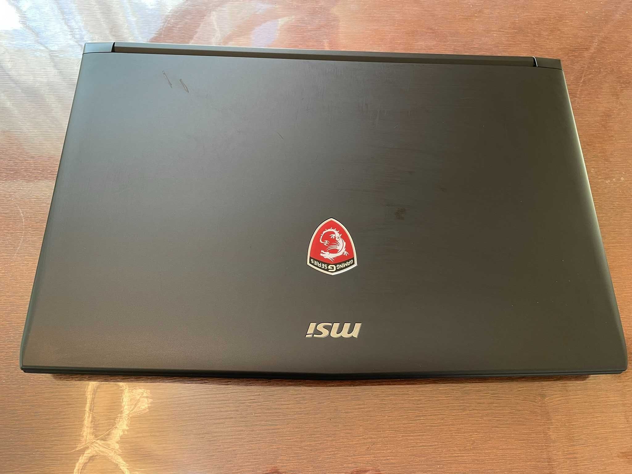 Ноутбук 15" FHD MSI GL62 7QF-1660 (i7-7700HQ/8Gb/SSD256Gb/GTX960M)