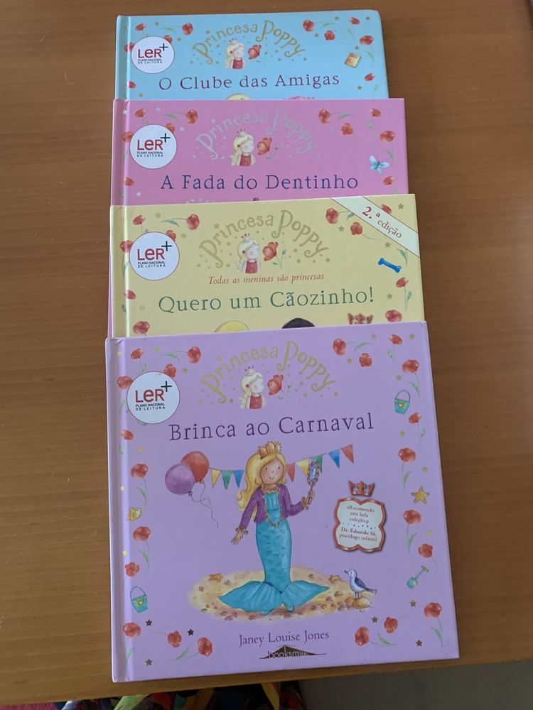 Livros Coleção Princesa Poppy