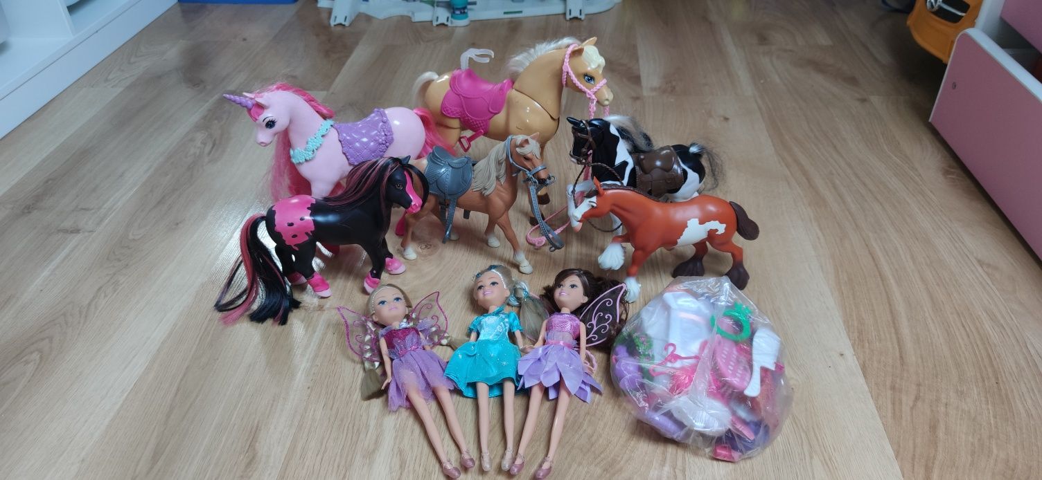 Konik koniki koń konie Barbie Breyer Spirit Mattel smyk lalki laka