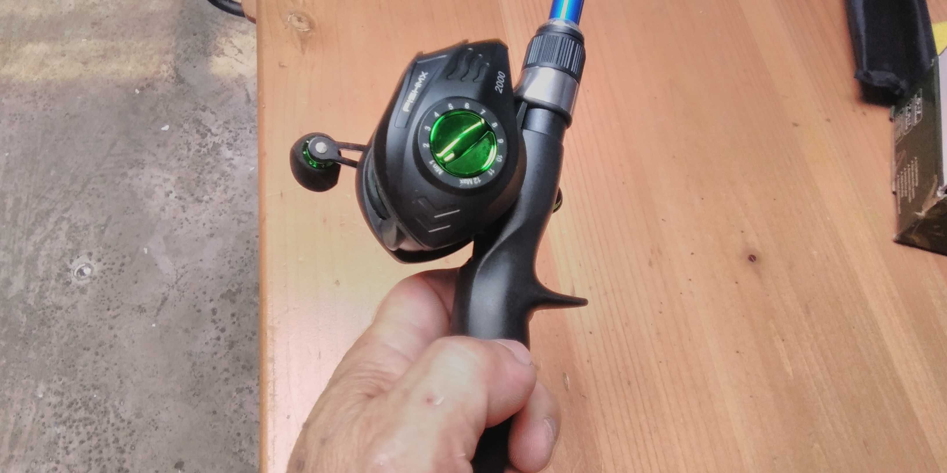 Conjuntos de casting
canas de 4 secções,180 m.