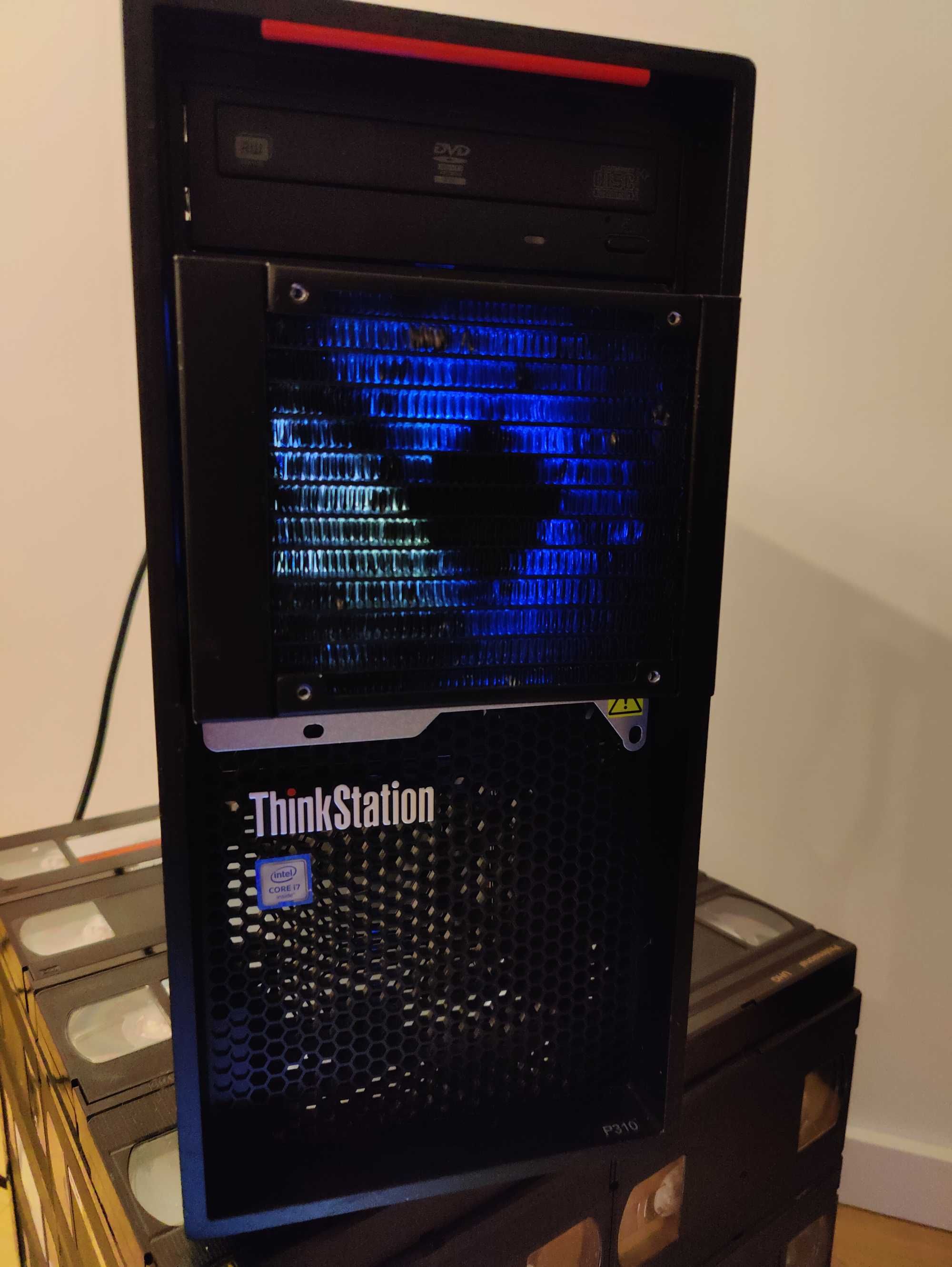komputer gamingowy i7 6gen WODNE xfx580 8gb 32gb RAM DDR4 lenovo p310