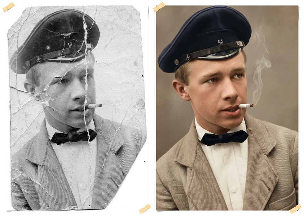 Реставрация фото | Бесплатная анимация | Восстановление и колоризация