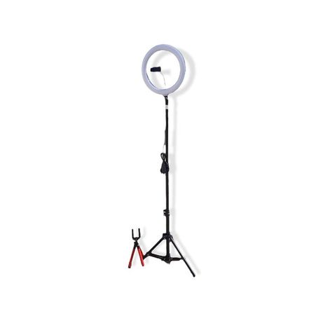 Lampa regulowana okrągła selfie ze statywem 110 cm