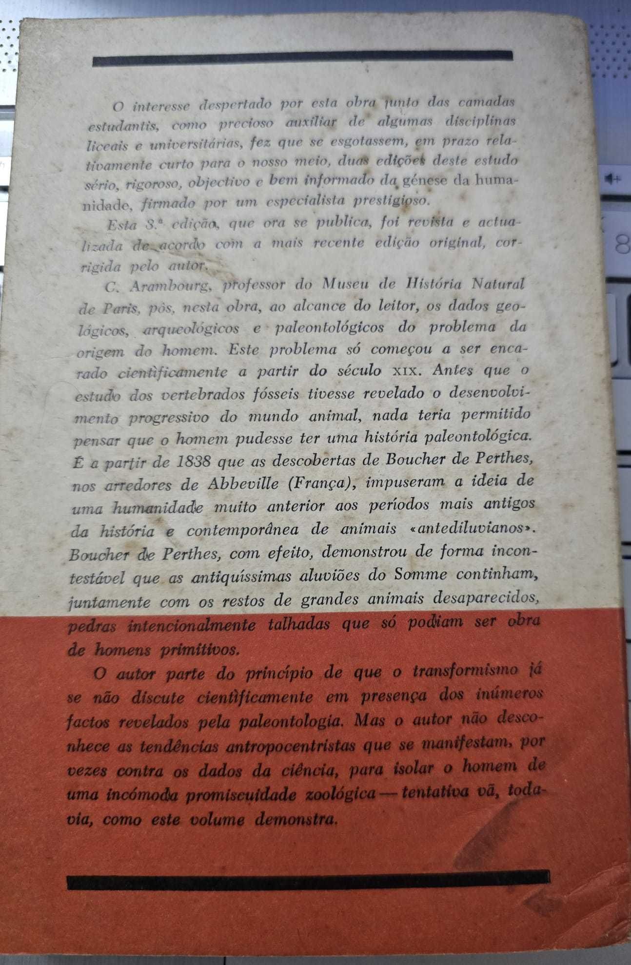 A Génese da Humanidade - C. Arambourg